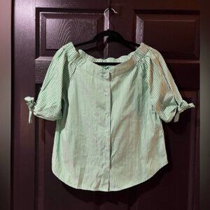 Haute Project Striped Blouse